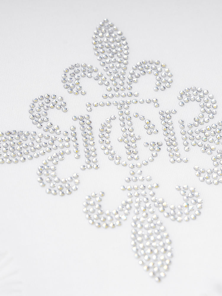 TCH Crystal Lace Cotton Casual T-shirt Dress