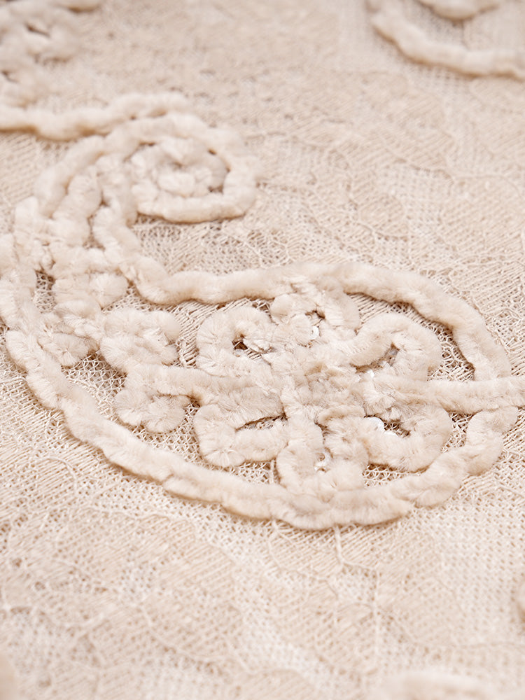 TCH Embroidery Rhinestone Bow Blouse