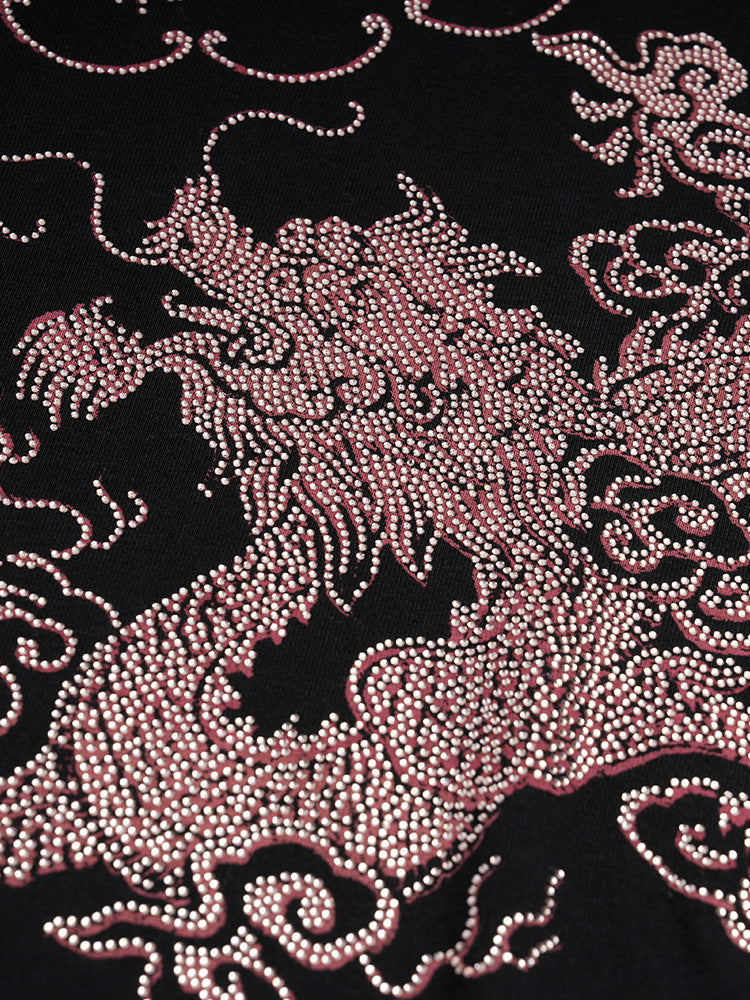 TCH Women's Crystal Embroidery Short Sleeve T-Shirt Dresses