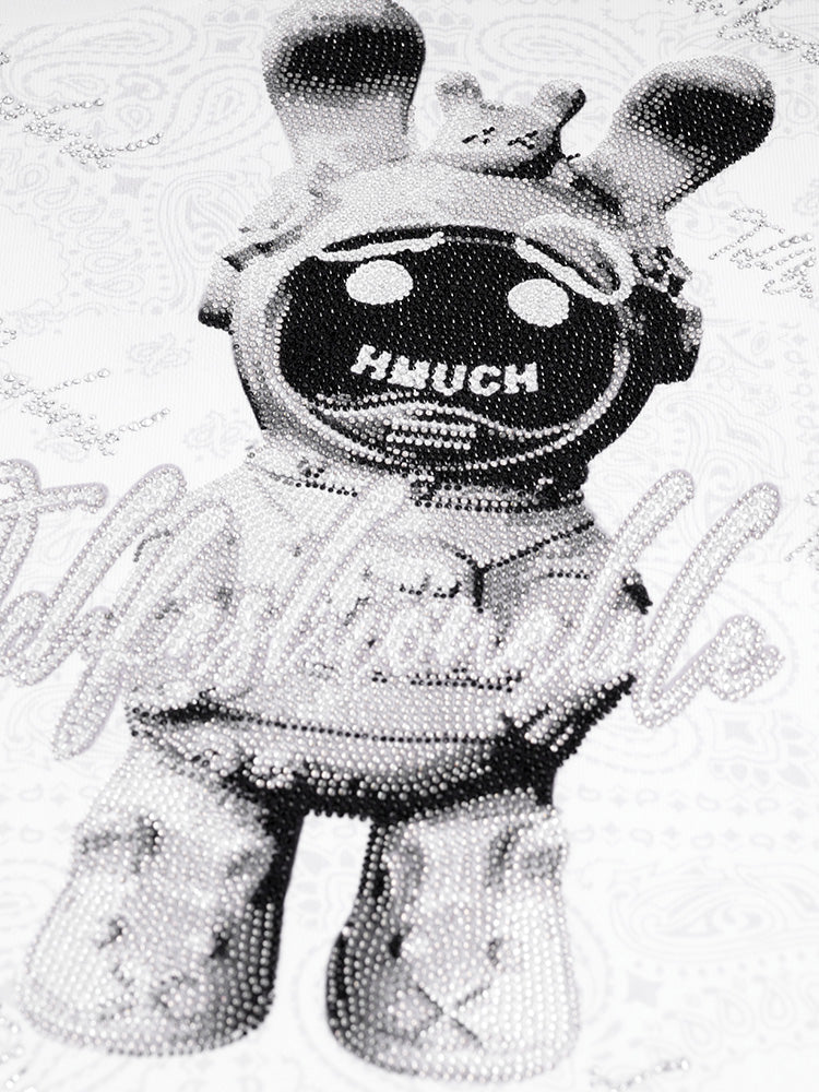 TCH Luxury Jacquard Rhinestone Graphic Sweatshirt