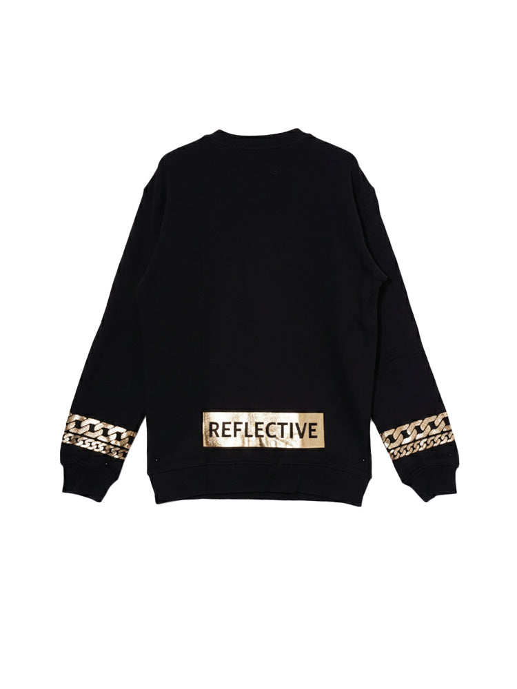 TCH Dragon Rhinestone Cotton Sweatshirt