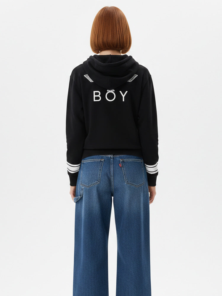 TCH Rhinestone Galaxy Black Hoodie