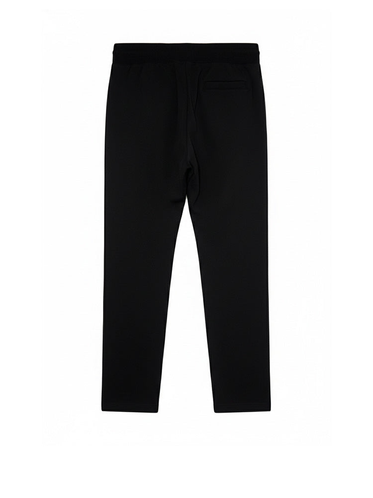 TCH Unisex Rhinestone Graphic Black Joggers