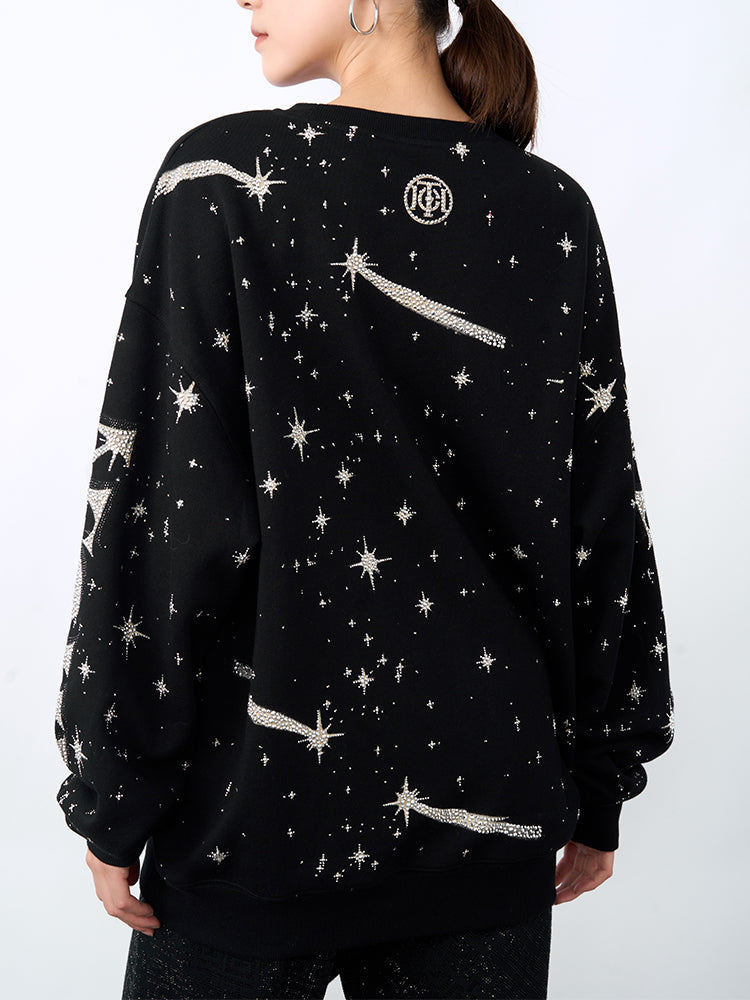 TCH Luxury Star Rhinestone Baby Dragon Sweatshirt