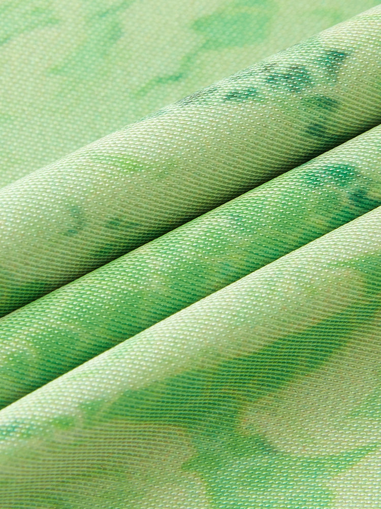 TCH Rhinestone Jacquard Floral Feather Trim Mini Dress