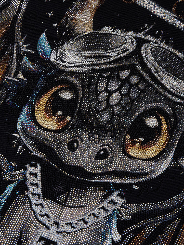 TCH Luxury Star Rhinestone Baby Dragon Sweatshirt