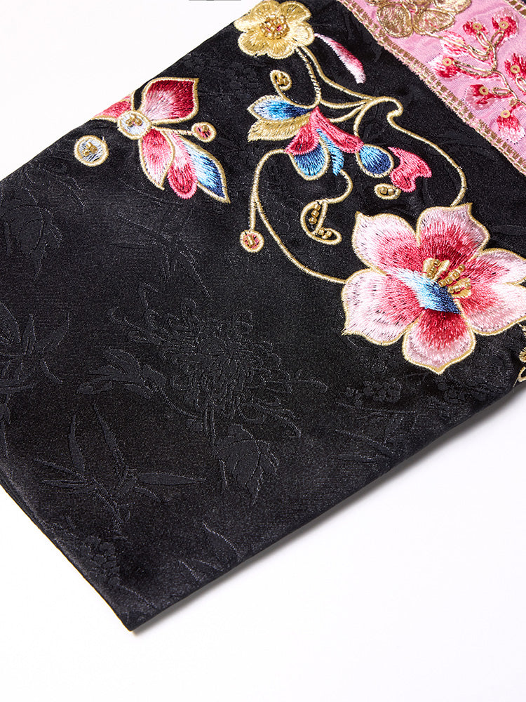 TCH Luxury Rhinestone-Embellished Peacock Pullover Top