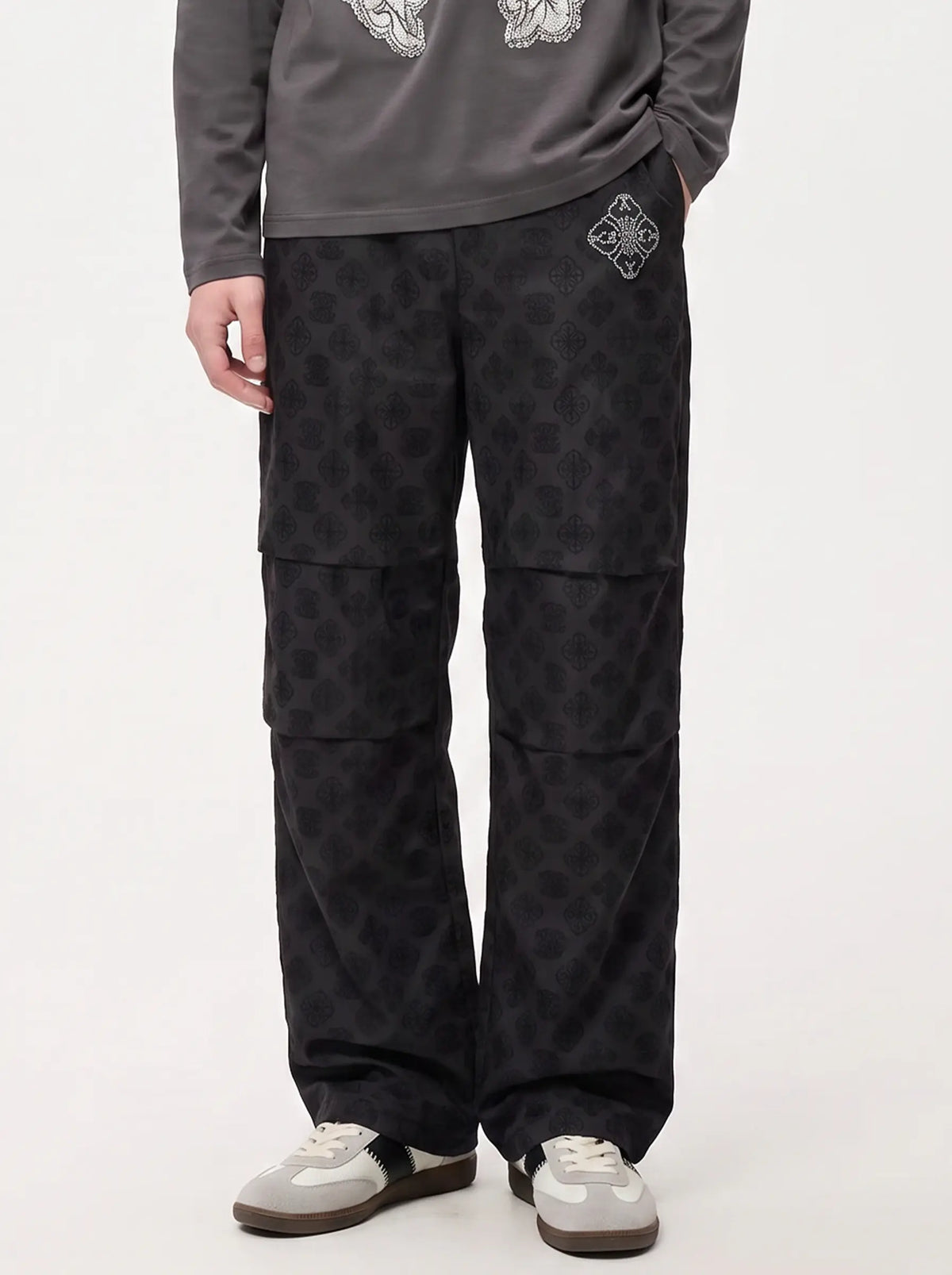 TCH Techno Graphic Wide-Leg Sweatpants