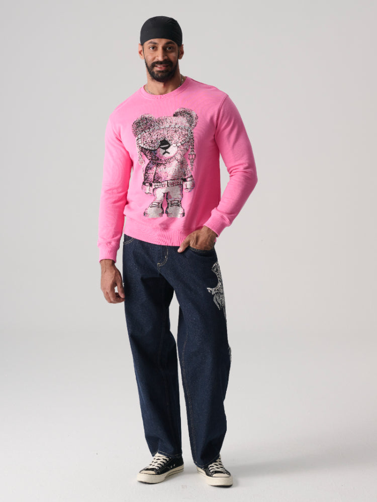 TCH Casual Wide Leg Denim Jeans