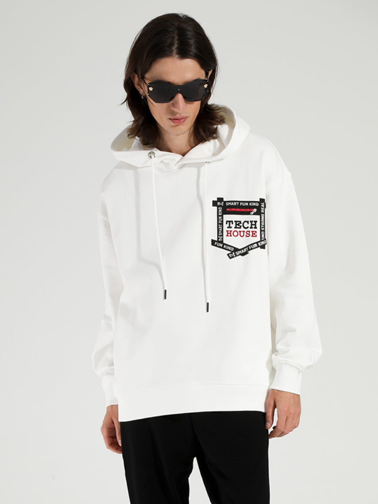 TCH Hooded Loose Long Sleeve Sweatshirt