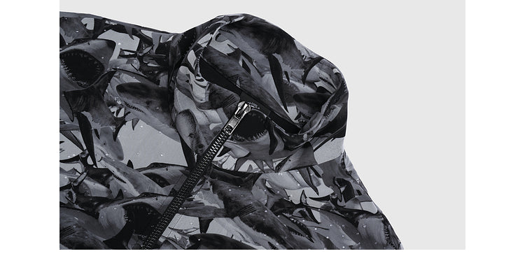 TCH Men's Rhinestone Outdoor Tide Hybrid Jacket