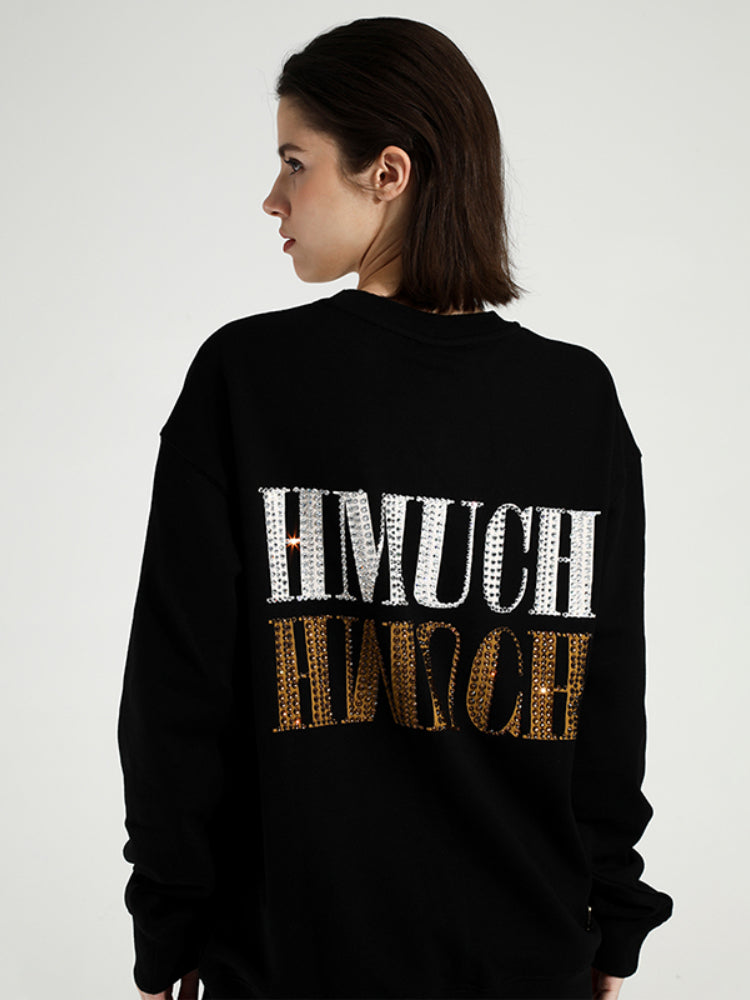 TCH Rhinestone Leopard Long Sleeve Sweatshirt