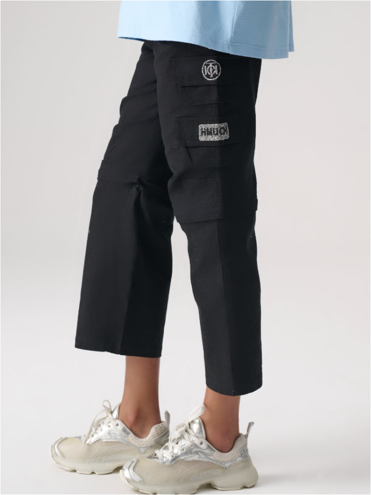 TCH Women's Elastic Waist Wide-Leg Pants