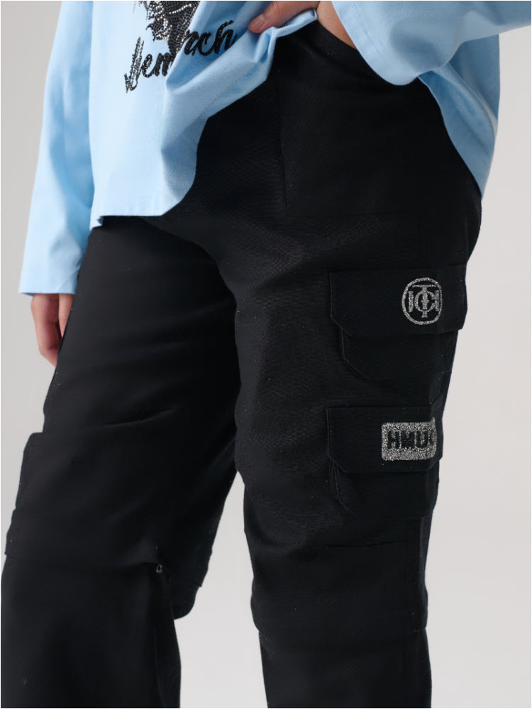 TCH Women's Elastic Waist Wide-Leg Pants