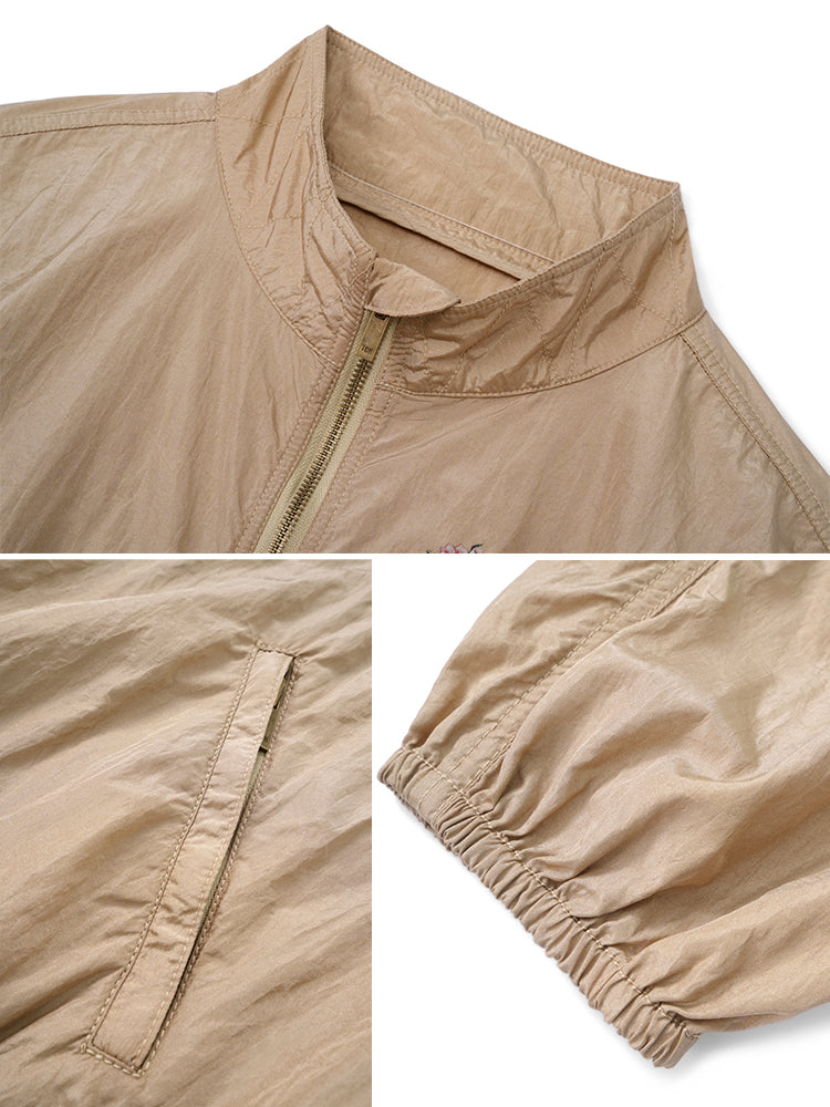 tch 2 piece outfits graphics nylon tracksuit set khaki1 HighEnd Luxury Streetwear Brand Official Showcase