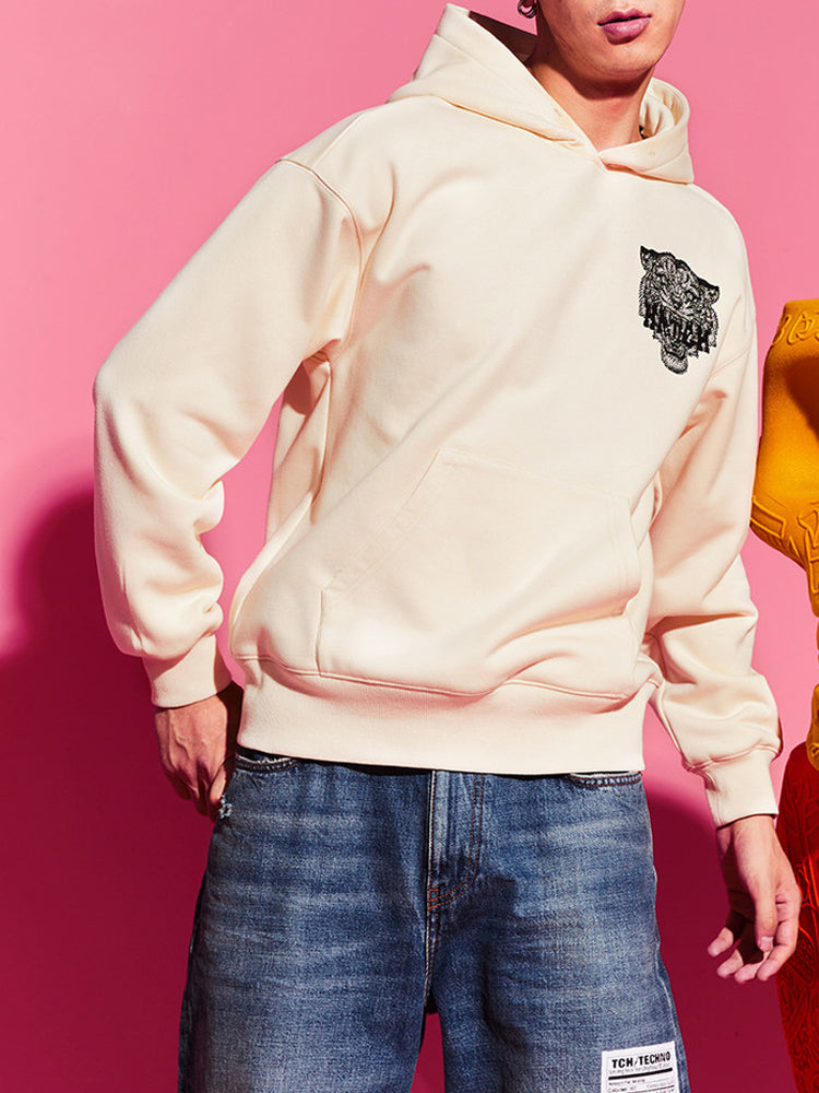 tch angel wings rhinestone solid hoodie beige HighEnd Luxury Streetwear Brand Official Showcase