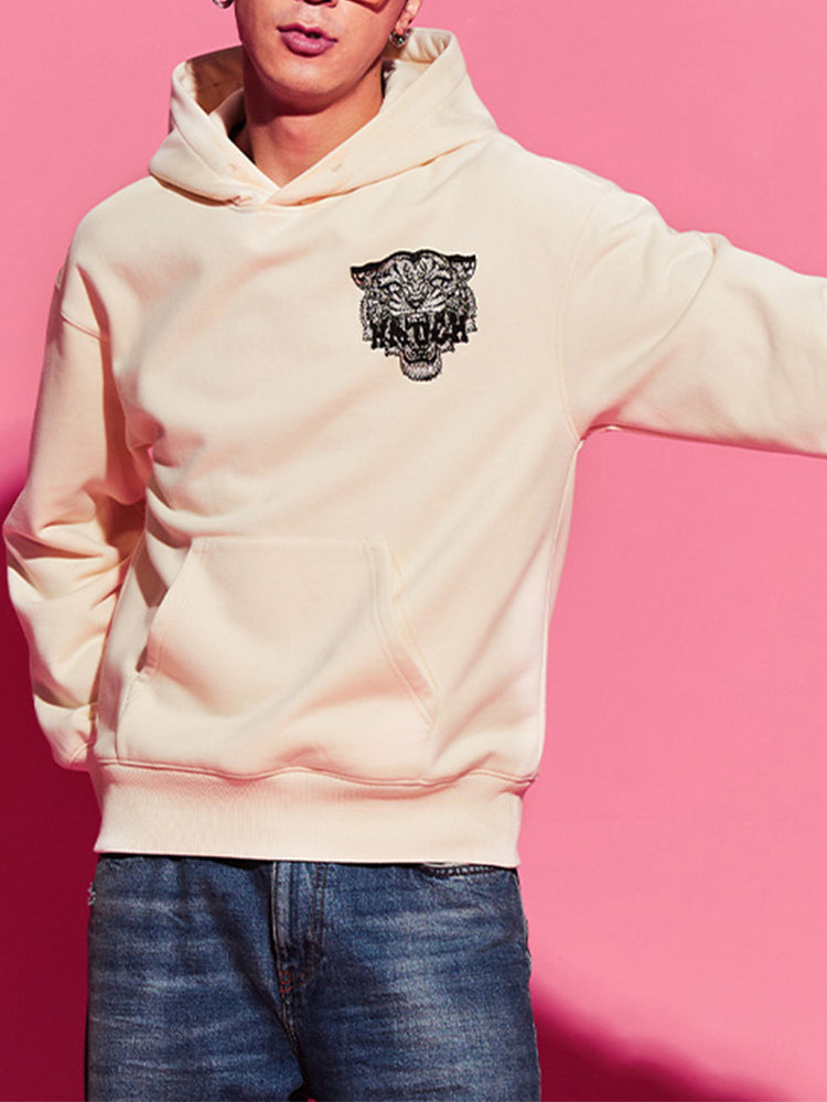 tch angel wings rhinestone solid hoodie beige HighEnd Luxury Streetwear Brand Official Showcase