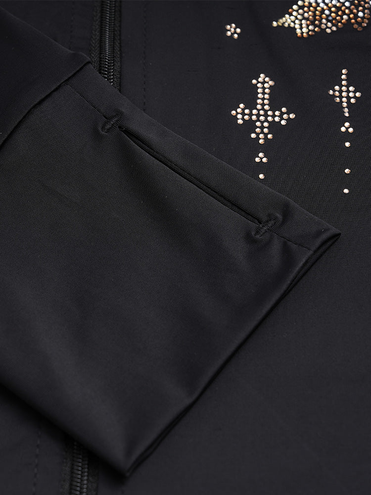tch butterfly rhinestone graphic sun shirt black HighEnd Luxury Streetwear Brand Official Showcase