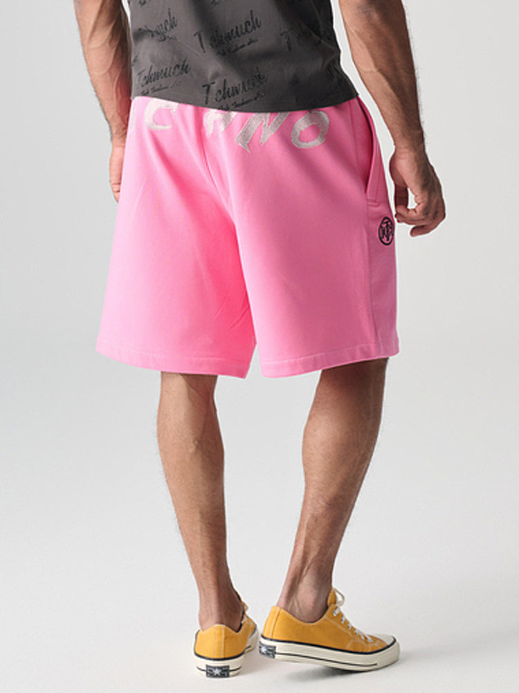 tch cartoon dragon rhinestone jogging shorts pink HighEnd Luxury Streetwear Brand Official Showcase