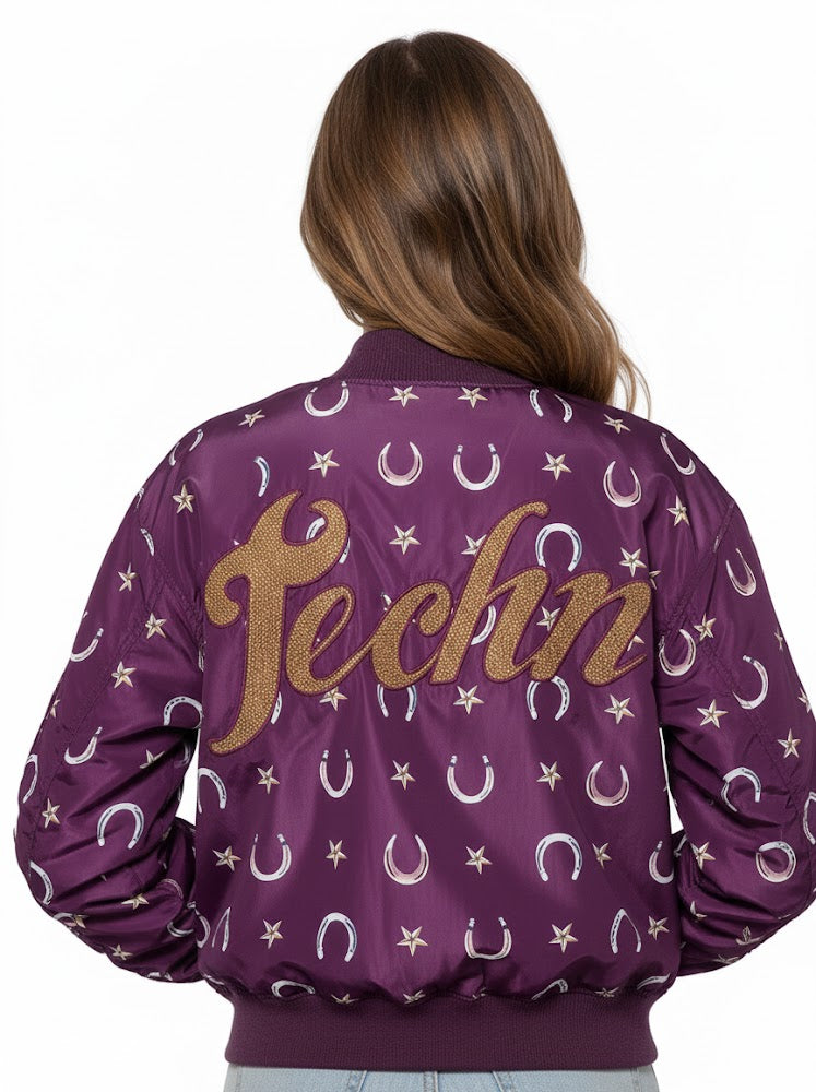 tch celestial horseshoe bomber jacket purple HighEnd Luxury Streetwear Brand Official Showcase