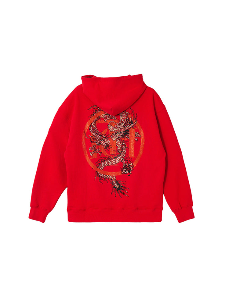 tch cotton dragon rhinestone hoodie red HighEnd Luxury Streetwear Brand Official Showcase