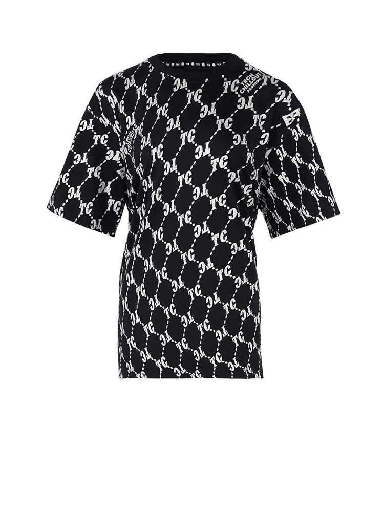 tch crystal-logo cotton street t-shirt black HighEnd Luxury Streetwear Brand Official Showcase
