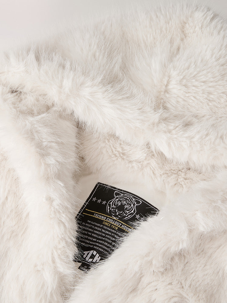 tch crystal embroidery fleece hooded jacket white HighEnd Luxury Streetwear Brand Official Showcase