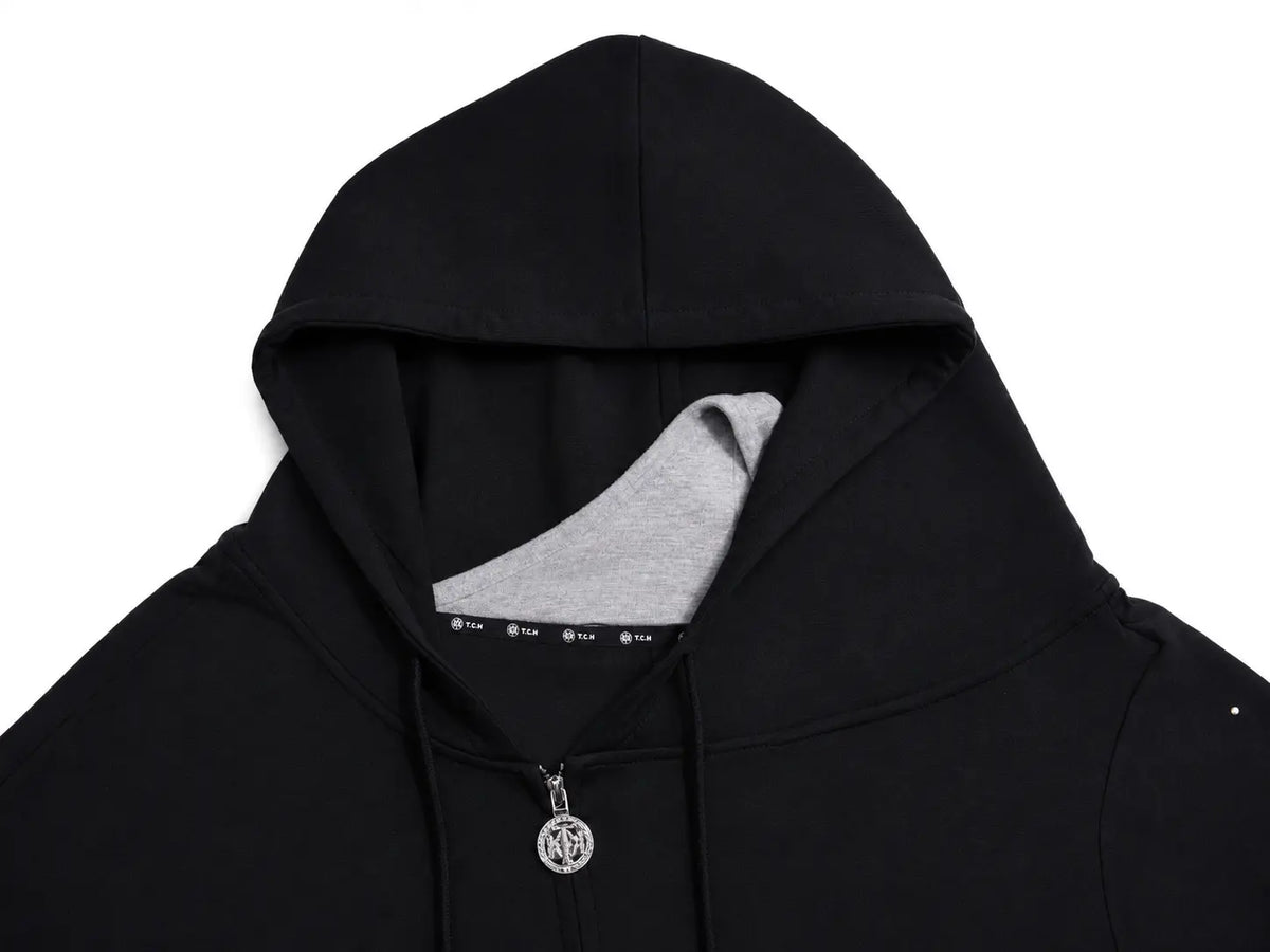 TCH Crystal Wing Graphic Zip Up Hoodie