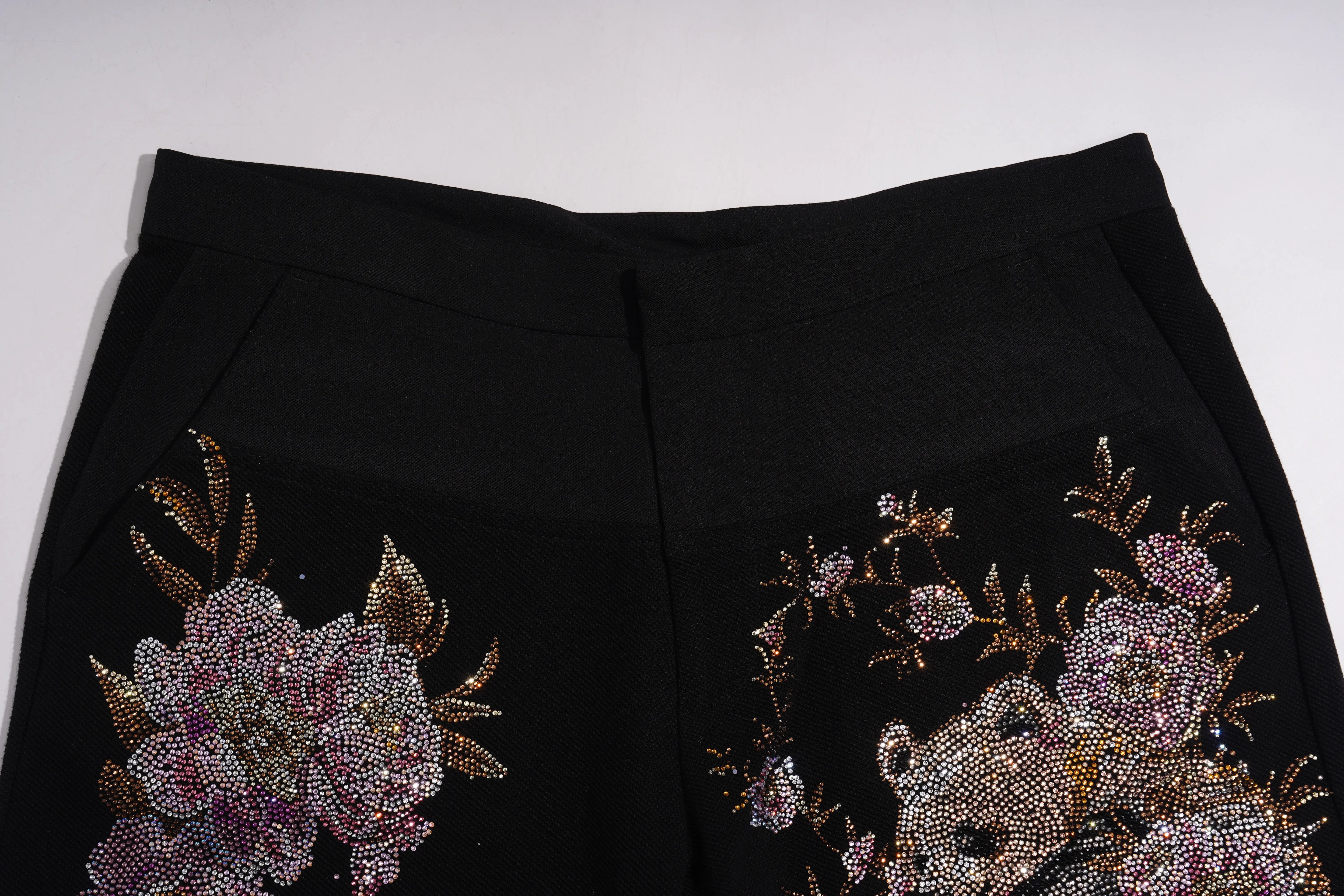 TCH Floral Rhinestone Garden Shorts Luxury Streetwear Brand Official Showcase