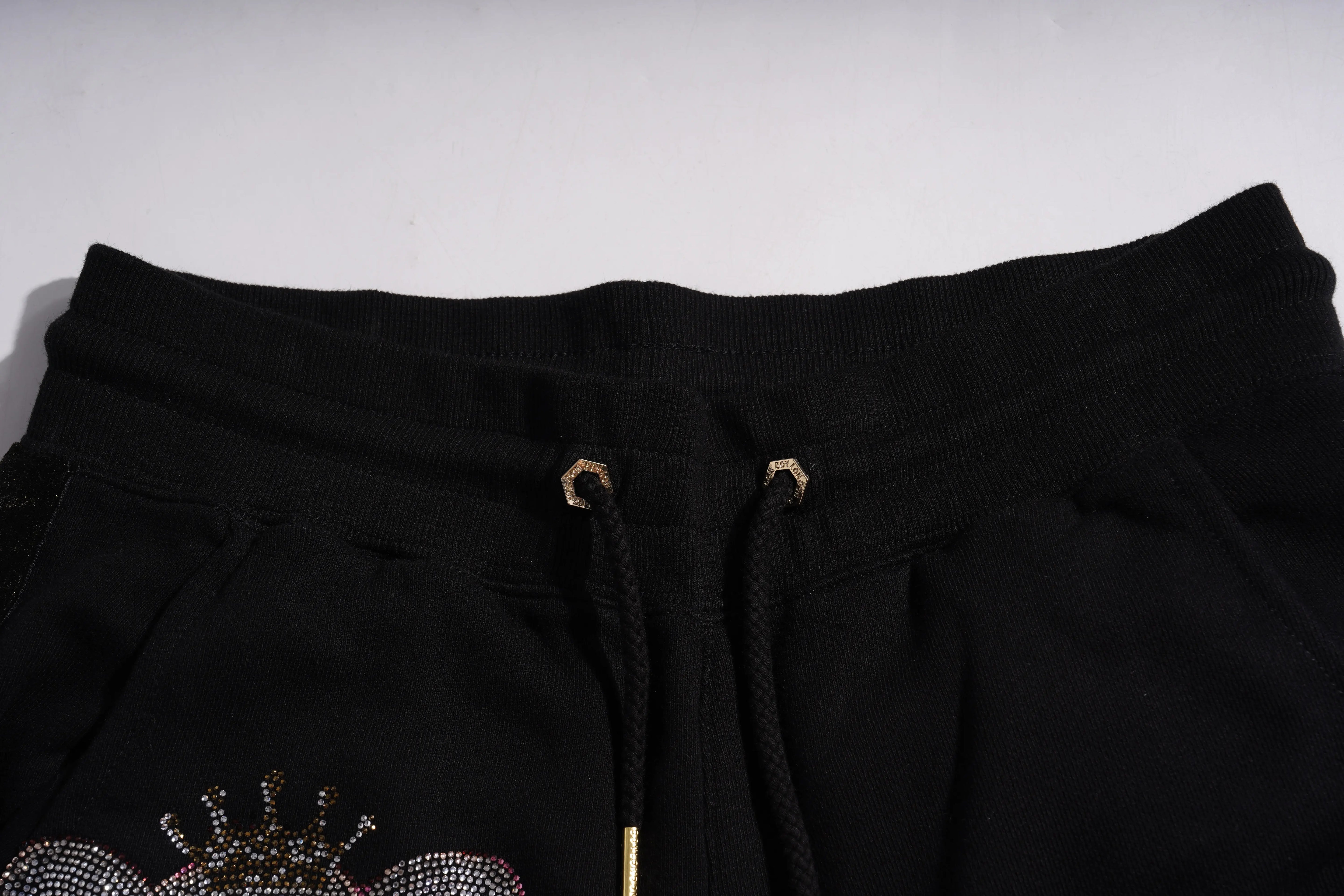 TCH Galaxy Rhinestone Black Jogger Pants Luxury Streetwear Brand Official Showcase