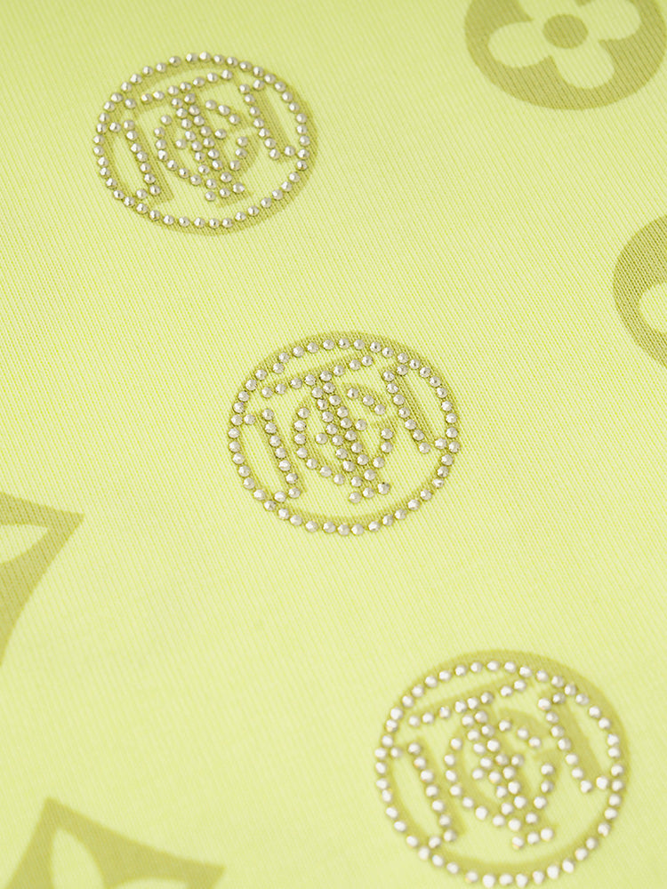 tch geometry rhinestone all-over tee lightyellow HighEnd Luxury Streetwear Brand Official Showcase