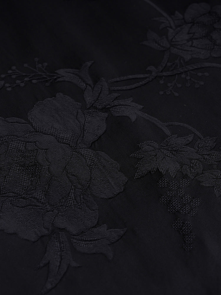 tch graphic rhinestone jacquard cotton t shirt black HighEnd Luxury Streetwear Brand Official Showcase