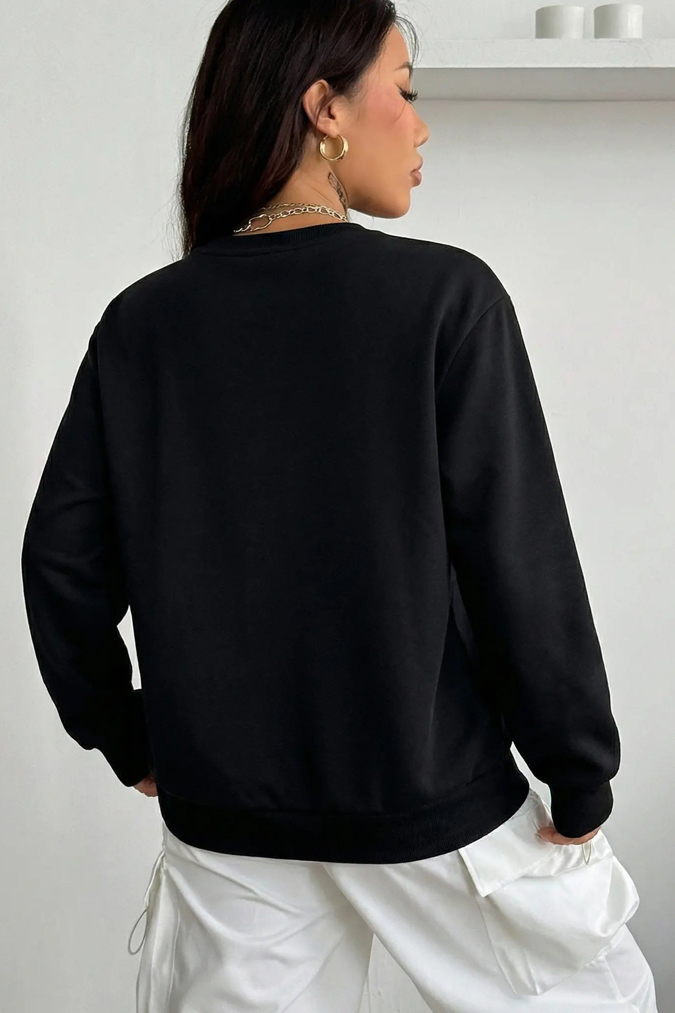 TCH HMUCH Rhinestone Triple Bear Sweatshirt Luxury Streetwear Brand Official Showcase