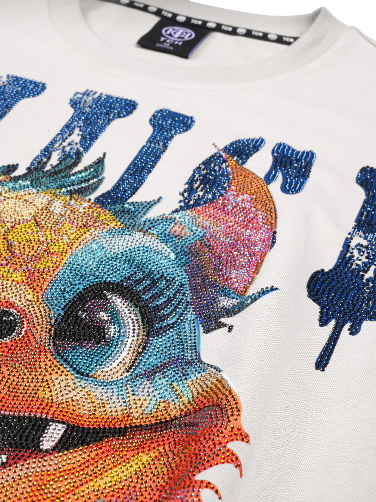 tch hot diamond cute little dragon print t shirt White HighEnd Luxury Streetwear Brand Official Showcase