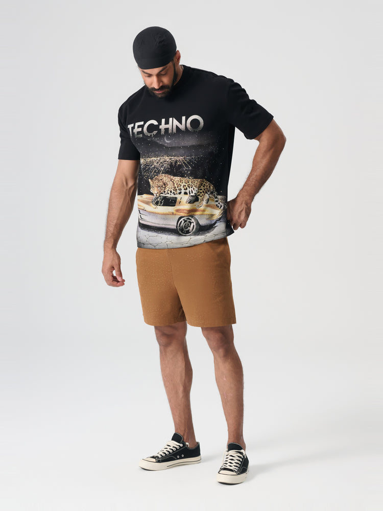 tch men's printed crew neck t-shirt black HighEnd Luxury Streetwear Brand Official Showcase
