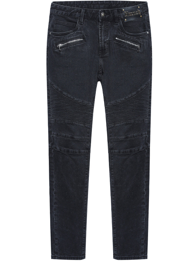 tch men's zipper relaxed straight jeans black HighEnd Luxury Streetwear Brand Official Showcase