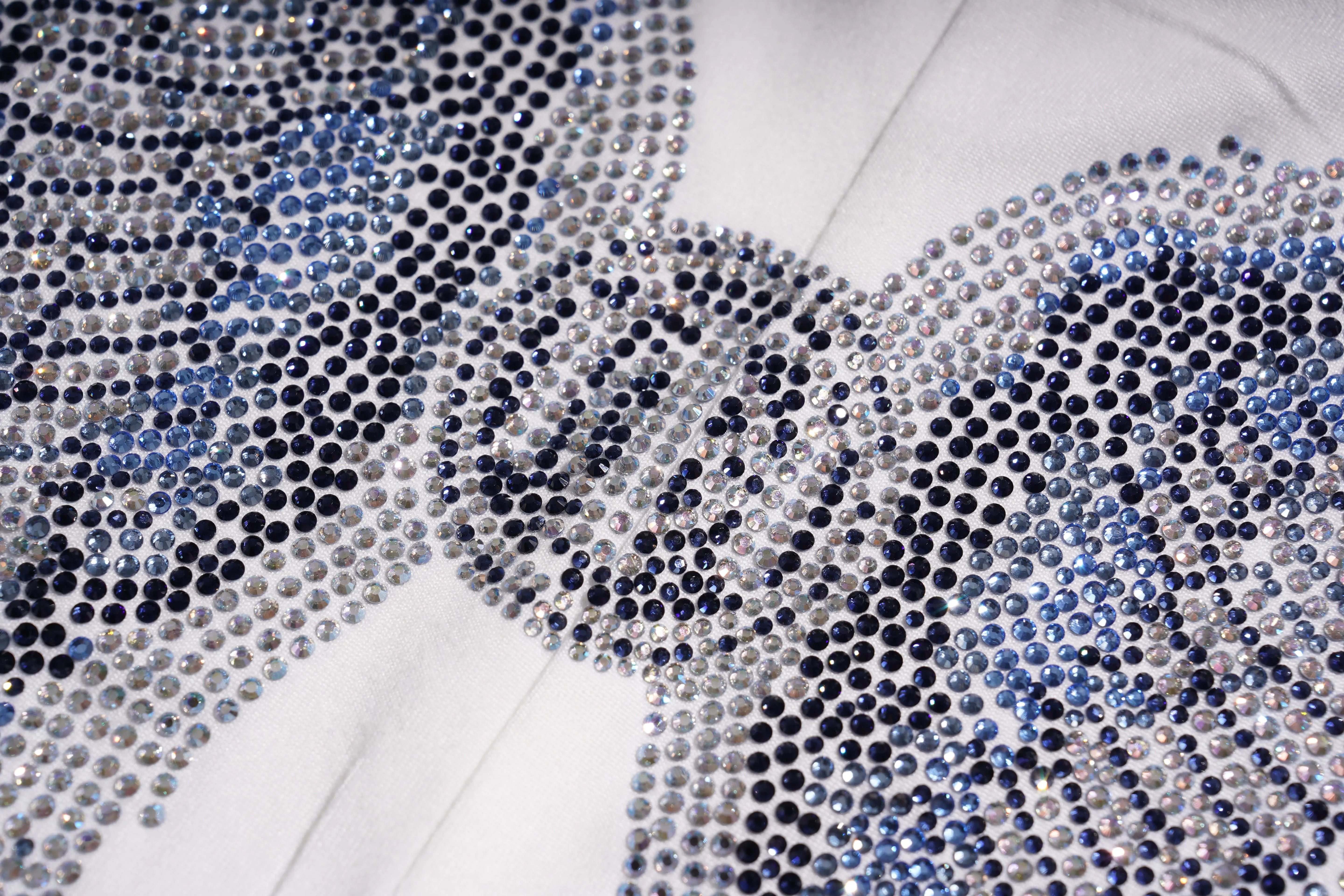 TCH Rhinestone Angel Wing Wrap Crop Top Luxury Streetwear Brand Official Showcase