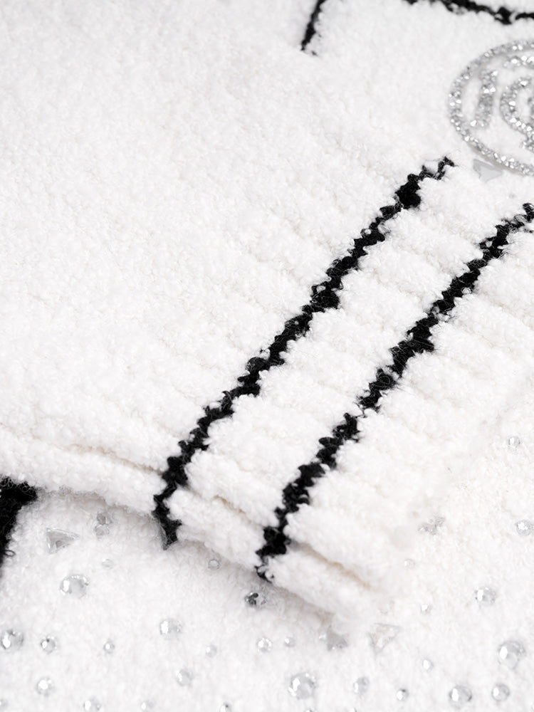 tch rhinestone button drama jacket white white HighEnd Luxury Streetwear Brand Official Showcase