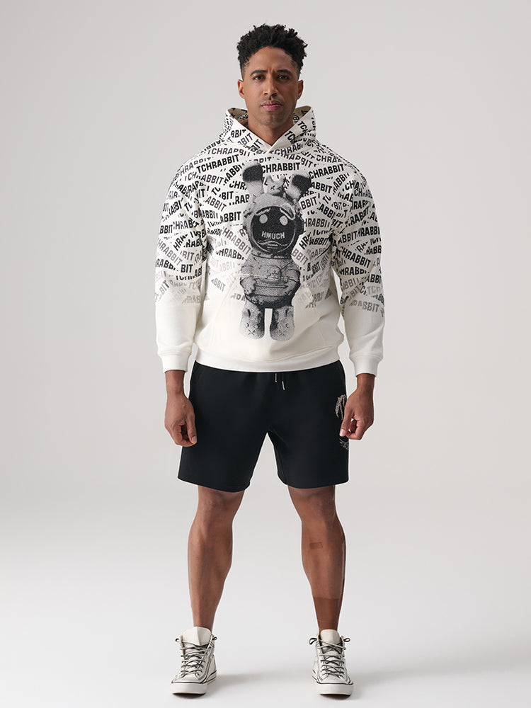 TCH Rhinestone Cartoon Pullover Hoodie white HighEnd Luxury Streetwear Brand Official Showcase