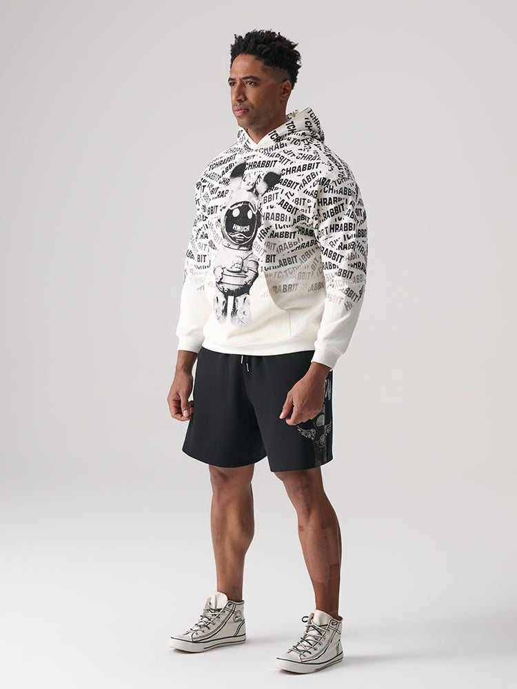 TCH Rhinestone Cartoon Pullover Hoodie white HighEnd Luxury Streetwear Brand Official Showcase