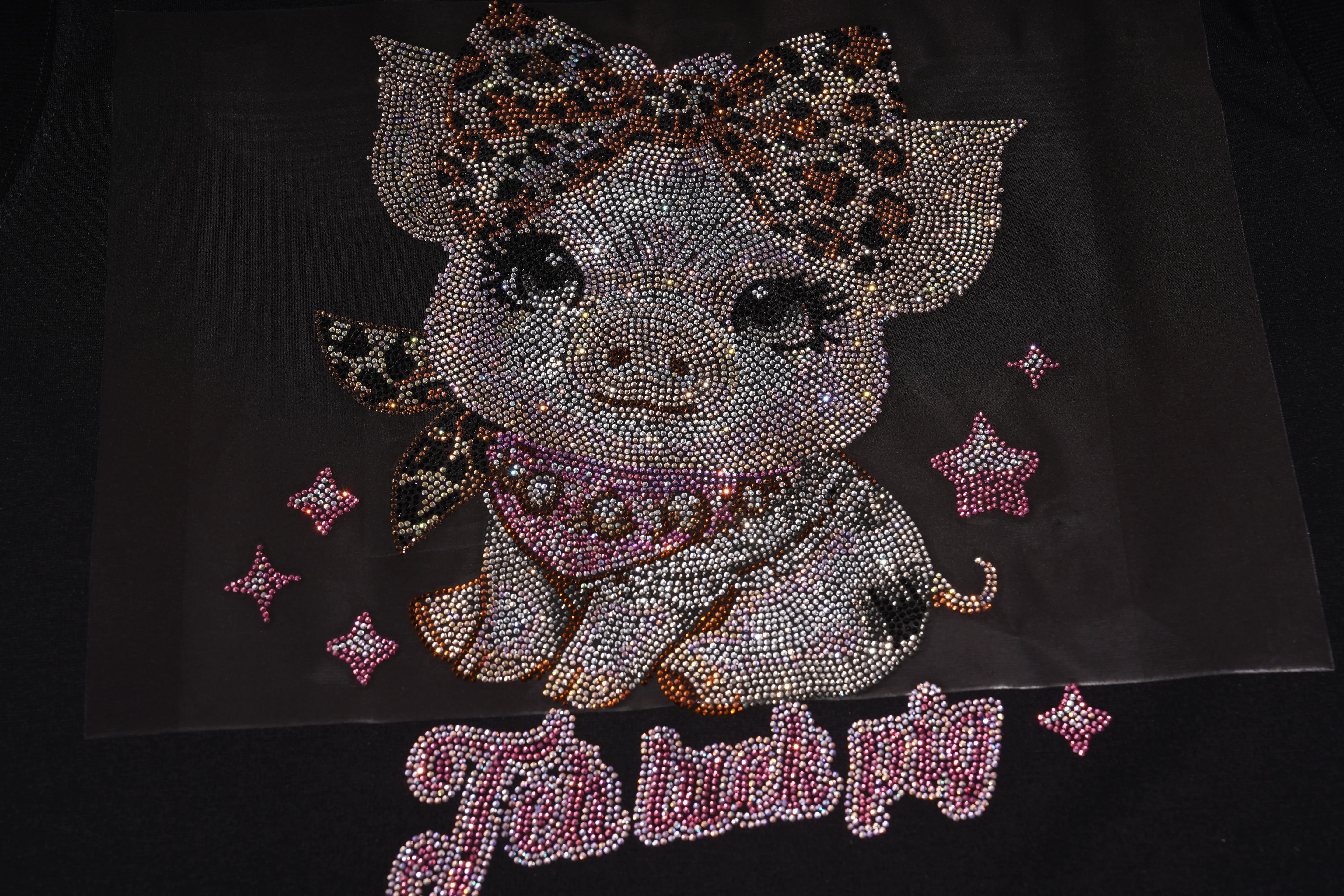 TCH Rhinestone Cute Pig Graphic Sleeveless Tank Top - 11