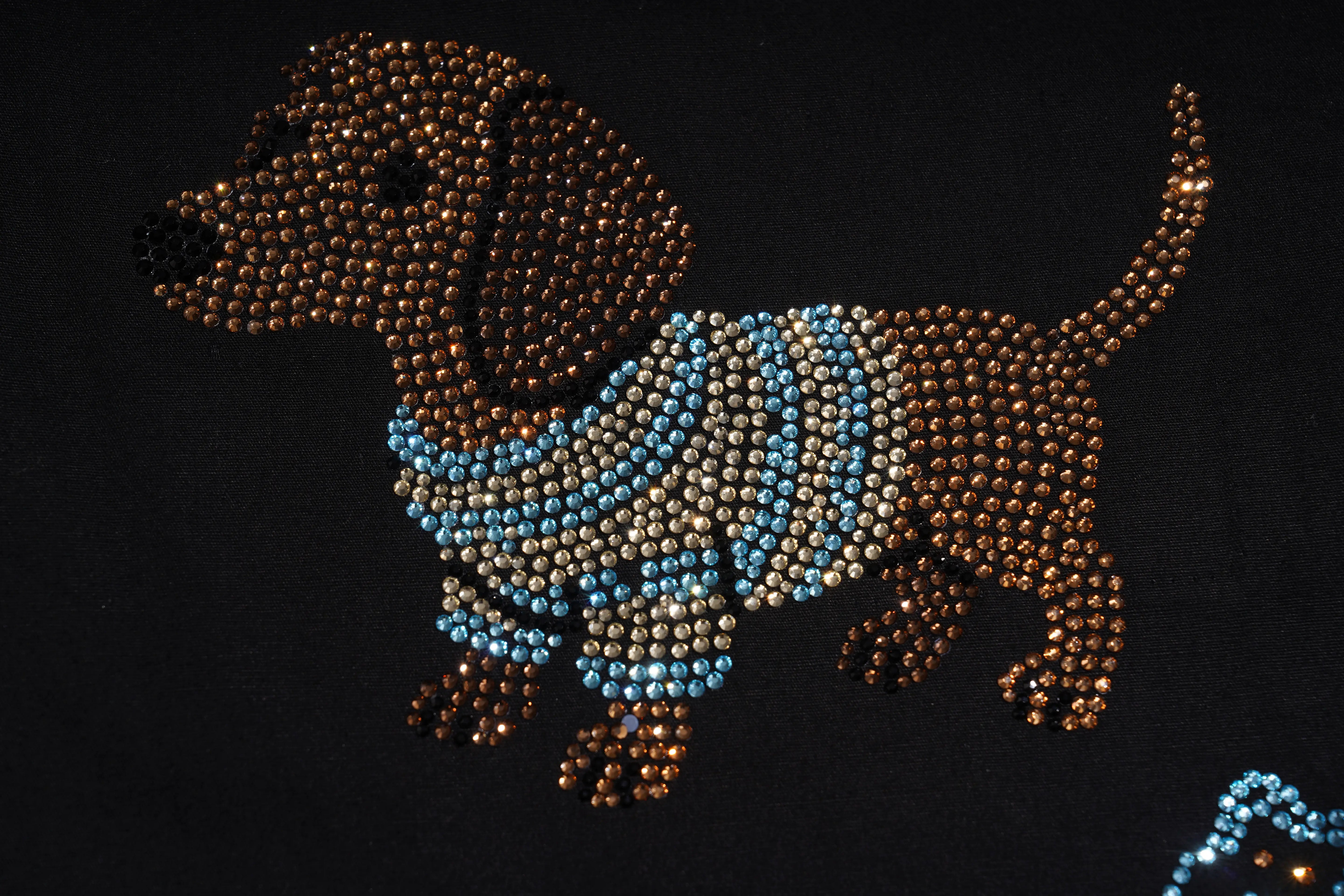 TCH Rhinestone Dachshund Shirt Jacket TCH Rhinestone Dachshund Shirt Jacket