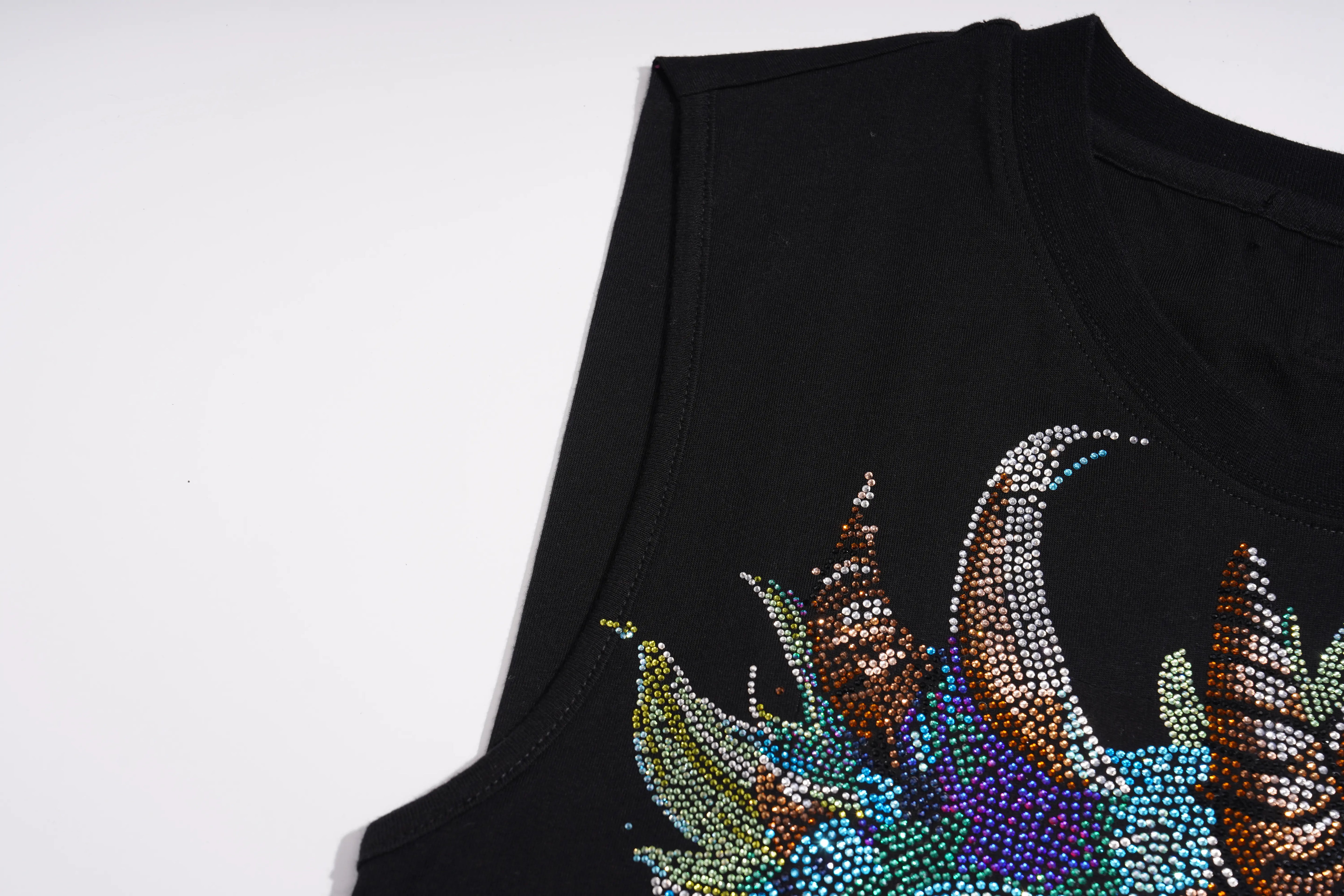 TCH Rhinestone Dragon Creature Tank Top Luxury Streetwear Brand Official Showcase