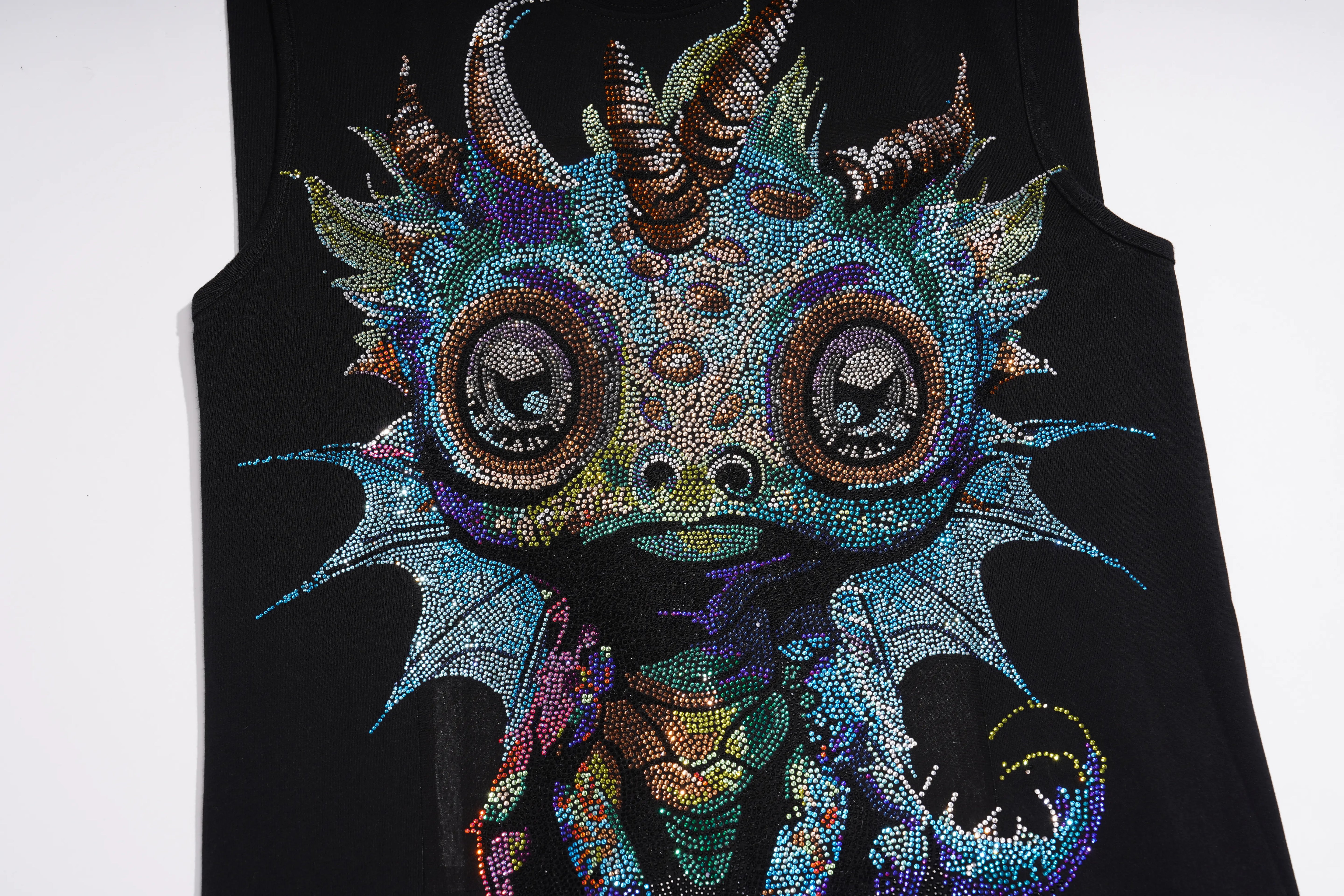 TCH Rhinestone Dragon Creature Tank Top Luxury Streetwear Brand Official Showcase