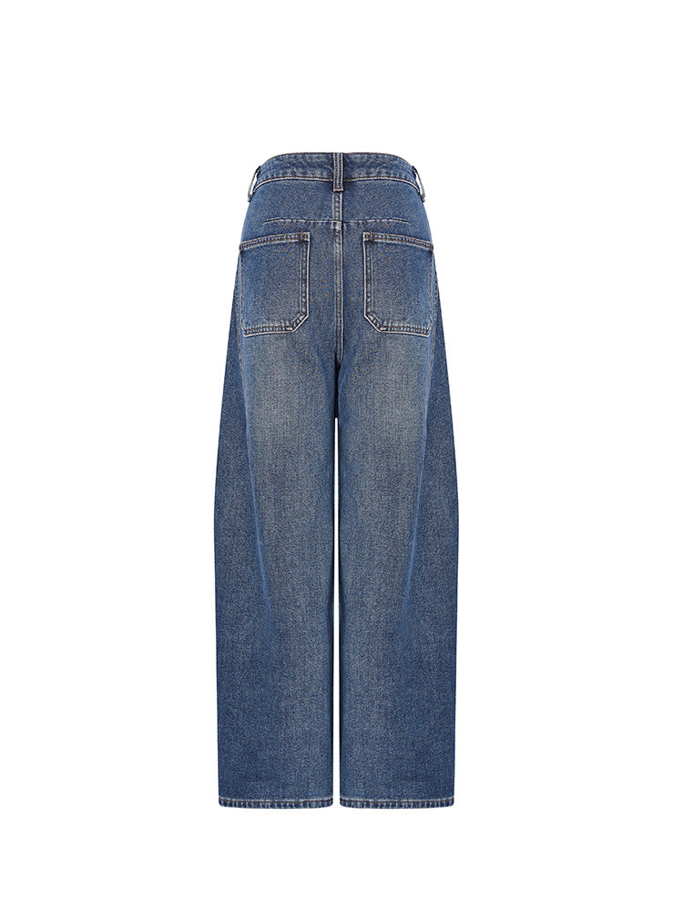 tch rhinestone galaxy sparkle wide-leg jeans blue HighEnd Luxury Streetwear Brand Official Showcase