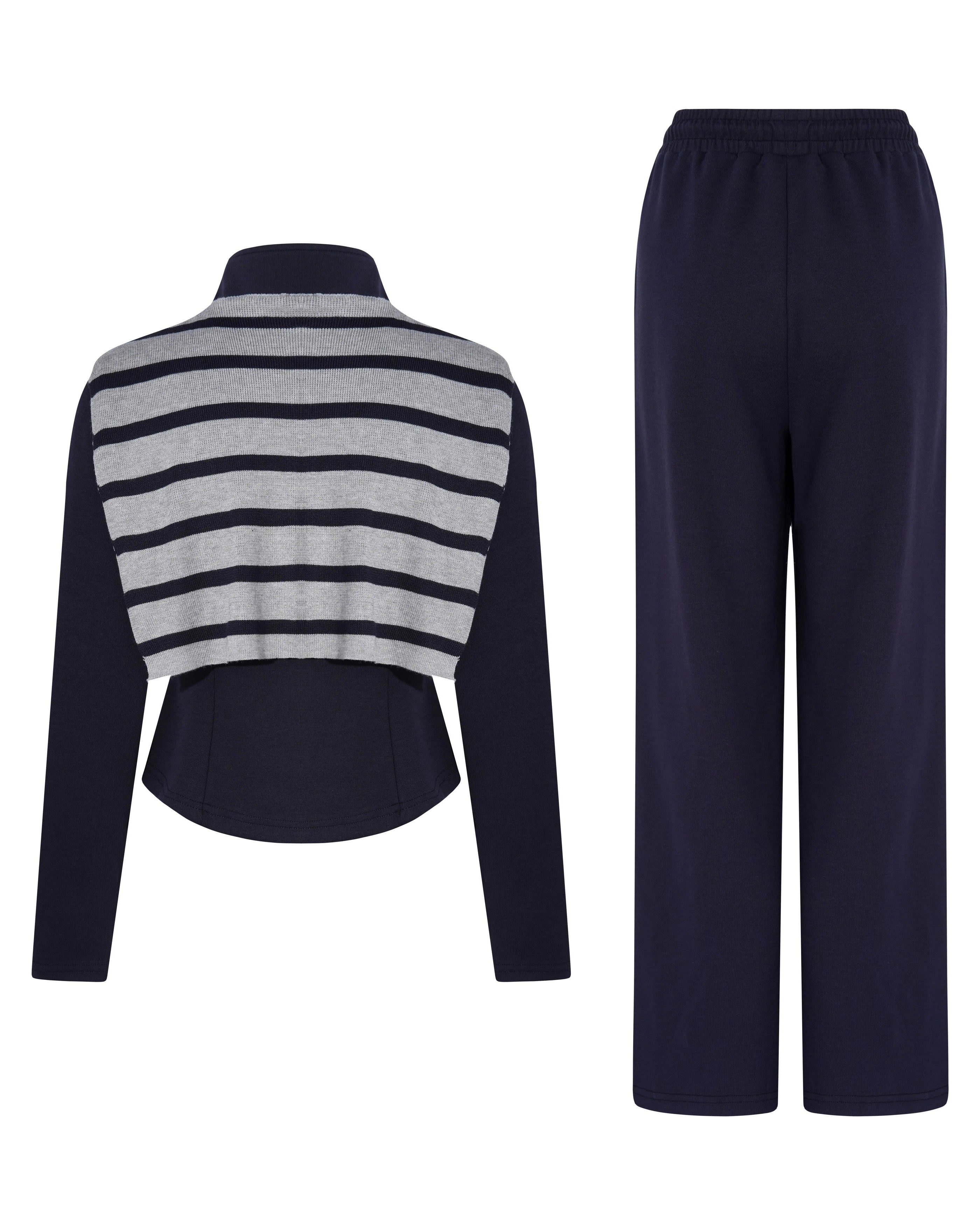 TCH Rhinestone Galaxy Three-Piece Tracksuit Set - 2