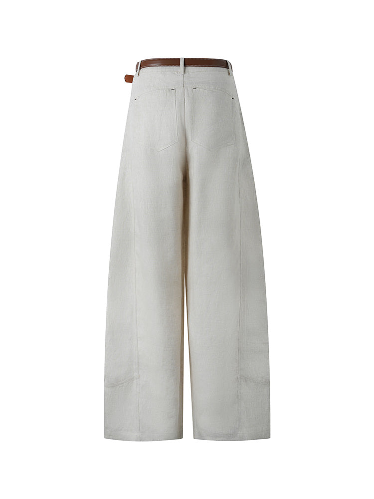 tch rhinestone graphic bear palazzo trousers beige HighEnd Luxury Streetwear Brand Official Showcase