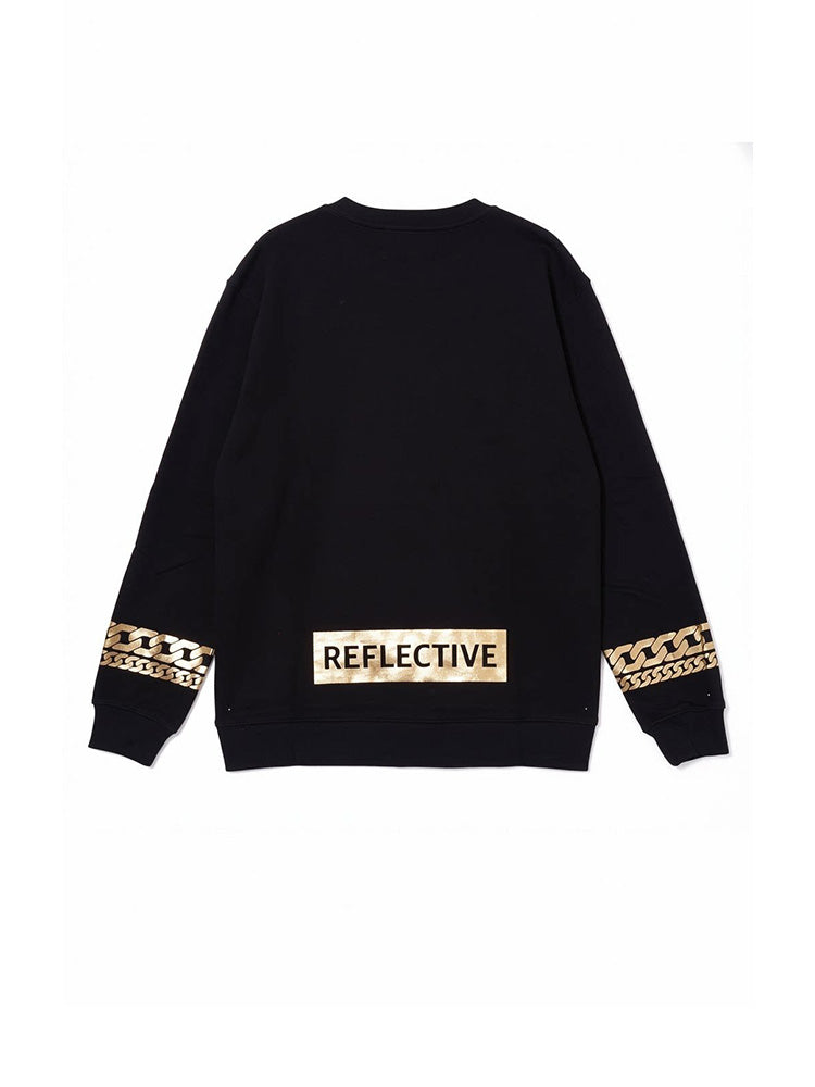 tch rhinestone graphic unisex sweatshirt black HighEnd Luxury Streetwear Brand Official Showcase