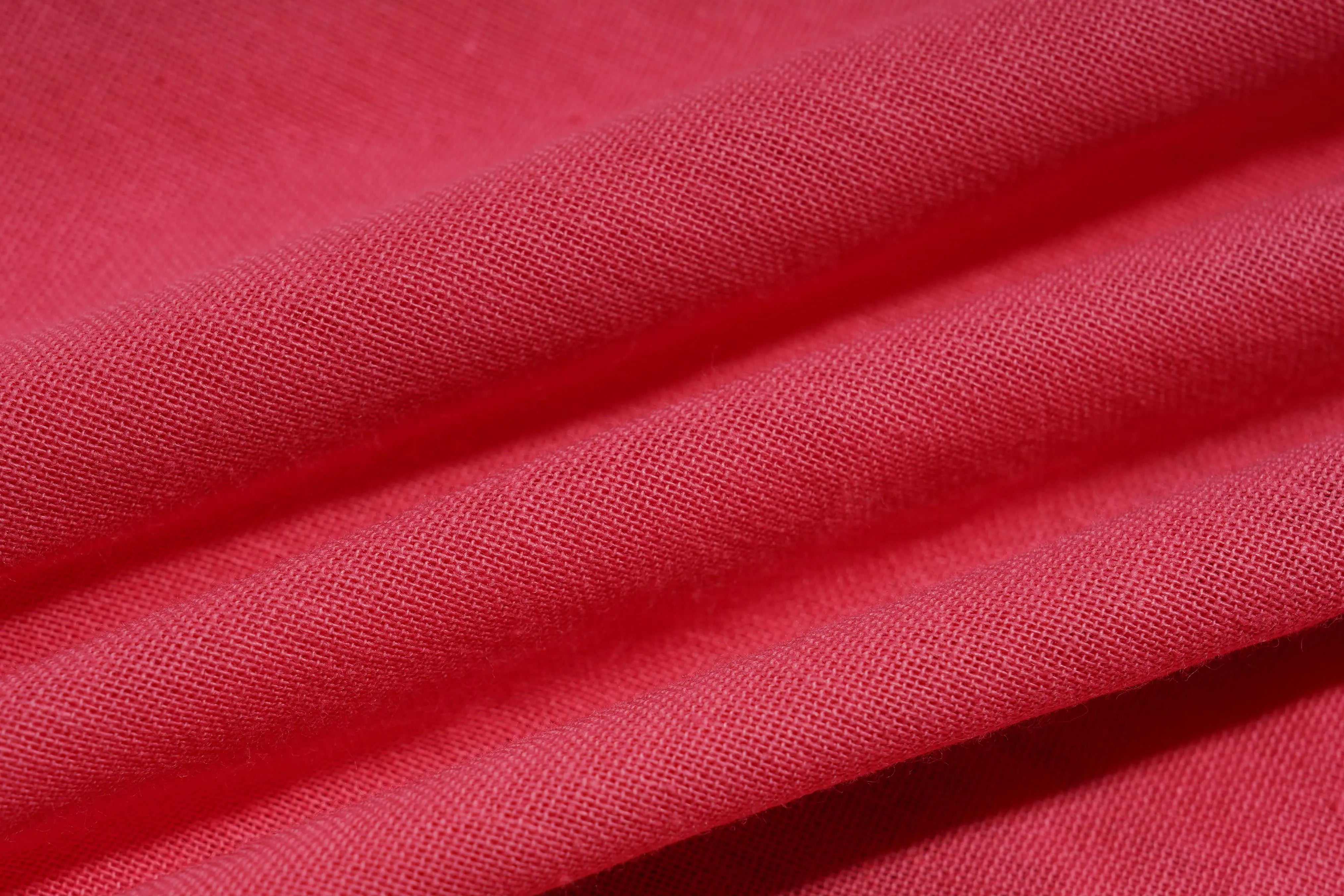 Close-up of red fabric with visible texture, TCH Rhinestone Love Lucky Pig Set