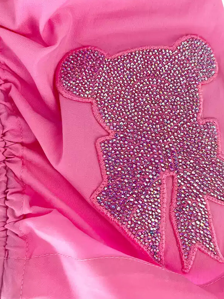 tch rhinestone nylon cargo bloomer shorts rose HighEnd Luxury Streetwear Brand Official Showcase